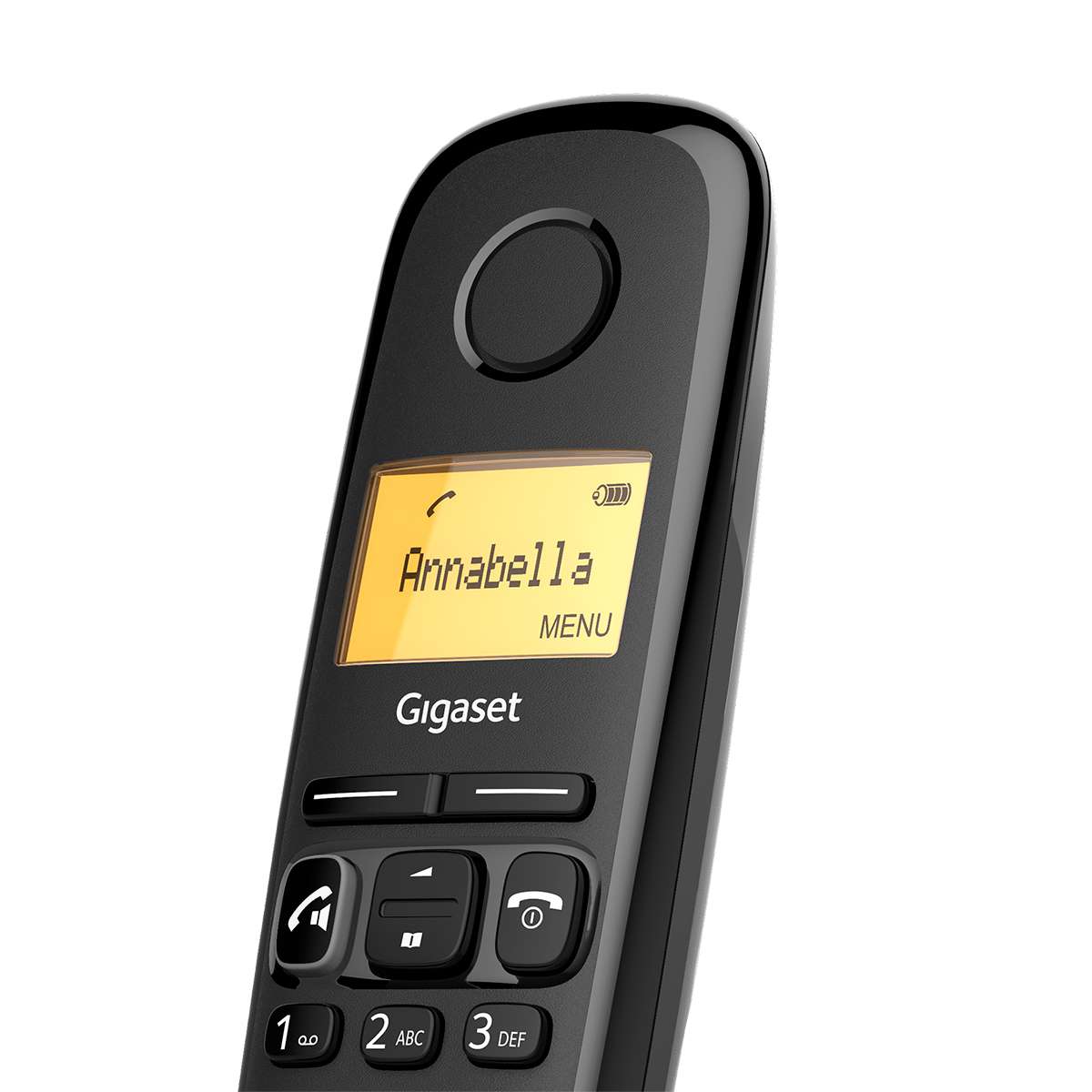 Gigaset A270 Tecla De Manos Libres Iluminada Agenda - Negro